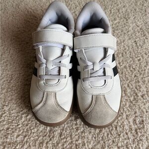 Kids White and Black Sneakers